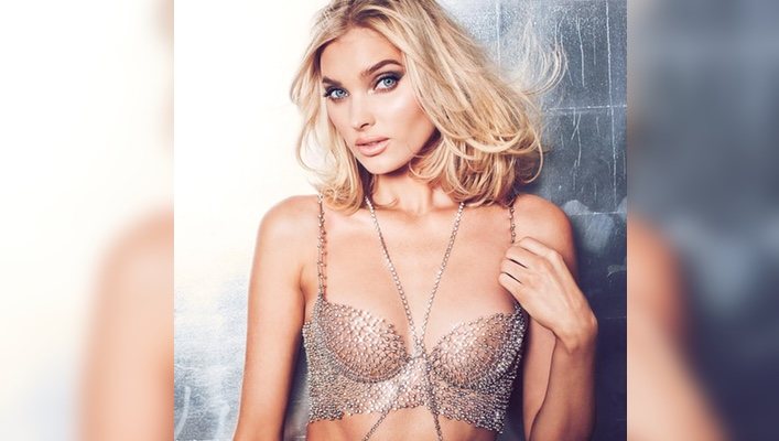 Elsa Hosk luciendo el 'Fantasy Bra'
