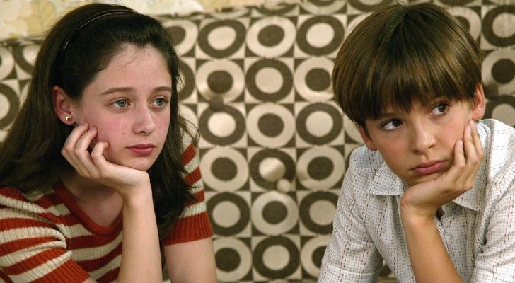 Carlos y Karina de pequeños