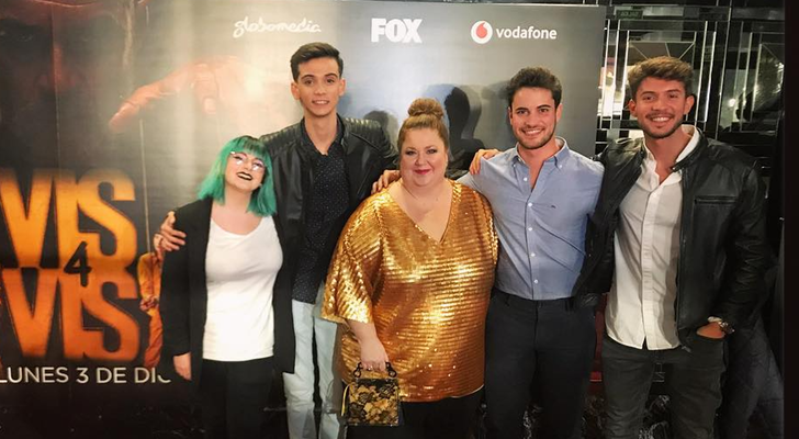 Itziar Castro, Dave, Joan Garrido, Carlos Right y Marina Jade en la premiere de 'Vis a vis'