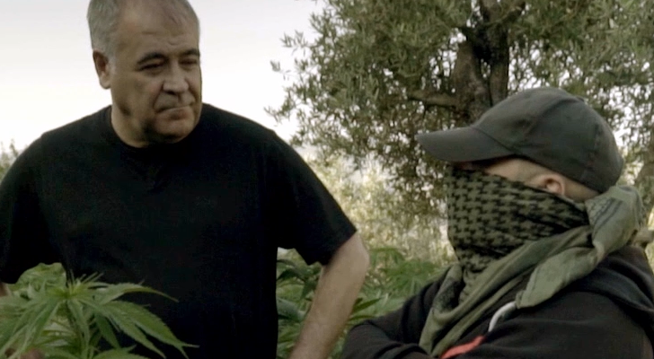 Antonio García Ferreras en una plantación en 'Estrecho'