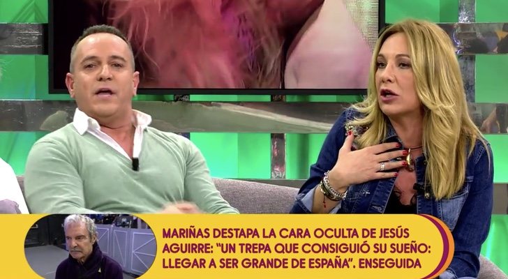 Belén Rodríguez y Víctor Sandoval se enfrentan en 'Sálvame'