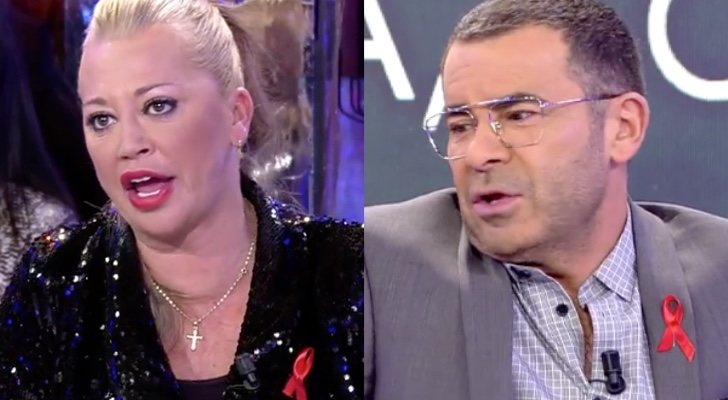 Belén Esteban y Jorge Javier Vázquez en 'Sábado deluxe'