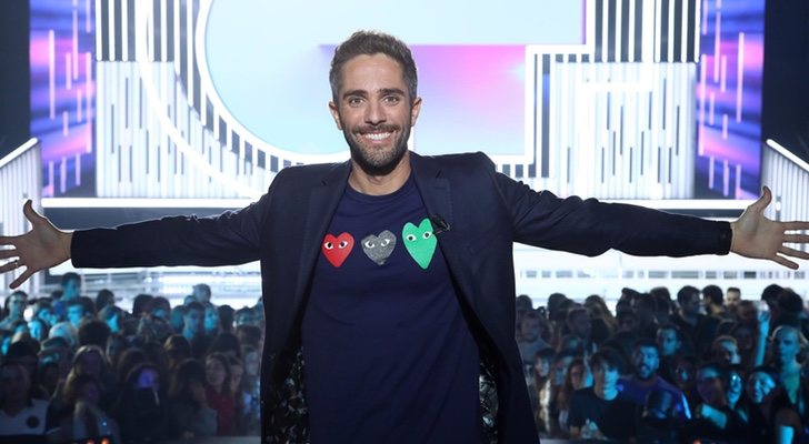 Roberto Leal, en el plató de 'OT 2018'