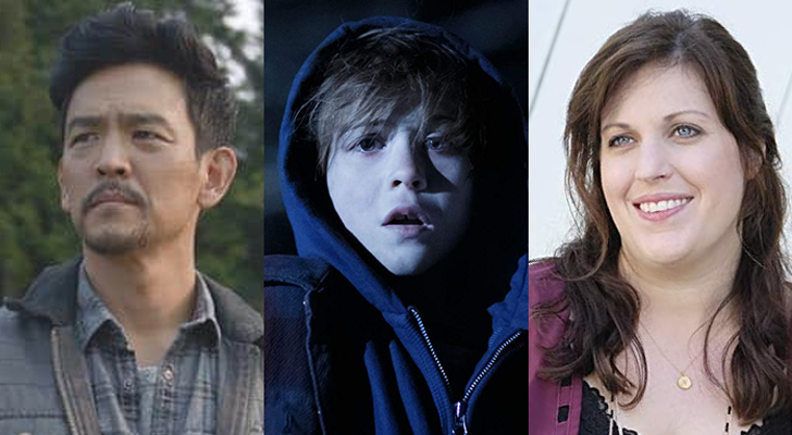 John Cho, Jacob Tremblay y Allison Tolman