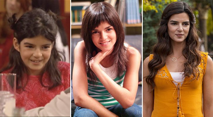 De izq a dcha, Clara Lago en 'Compañeros', 'Los hombres de Paco' y 'The Librarians'