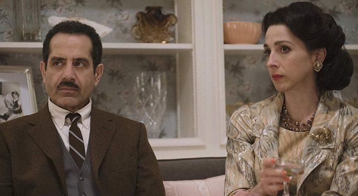 Tony Shalhoub y Marin Hinkle en 'The Marvelous Mrs. Maisel'