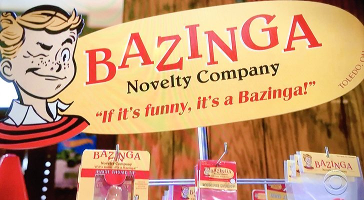 Los productos culpables de la expresión más memorable de Sheldon