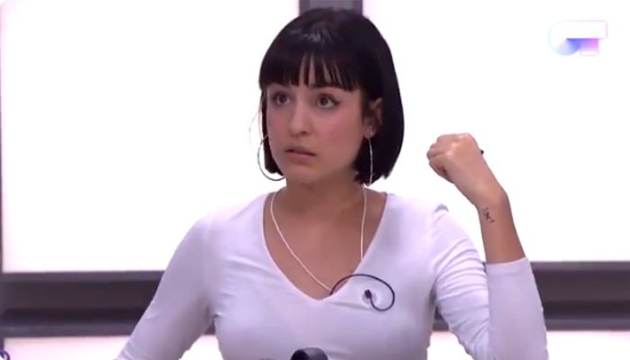 Natalia Lacunza durante su clase con los Javis en 'OT 2018'
