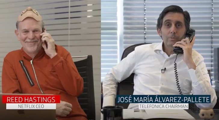 José María Álvarez-Pallete y Reed Hastings