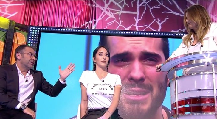 Aurah Ruiz, junto a Jorge Javier y Laura Fa en &#39;Sálvame&#39;