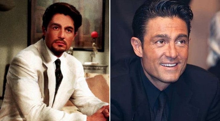 Fernando Colunga en 'La usurpadora' y en una imagen de 2018