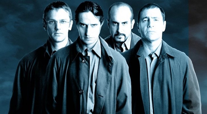 Federico D'Elía, Diego Peretti, Martín Seefeld y Alejandro Fiore en 'Los simuladores'