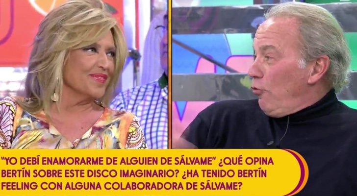 Lydia Lozano y Bertón Osborne en 'Sálvame'