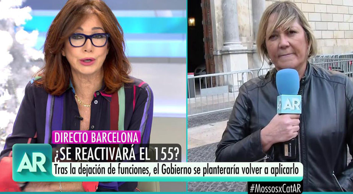 Ana Rosa Quintana y Mayka en Telecinco