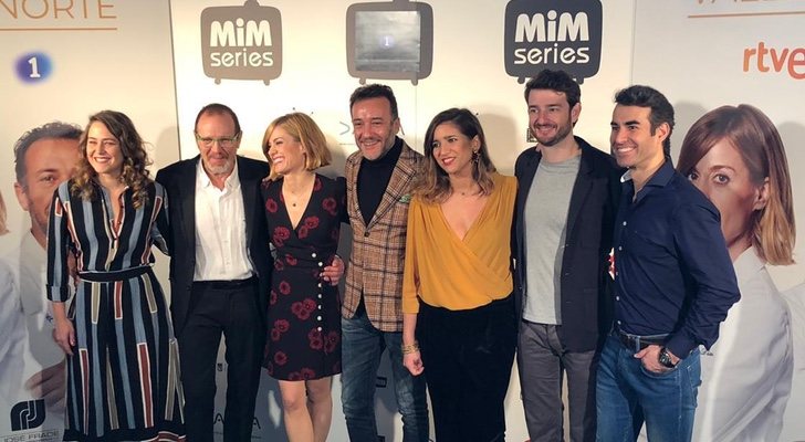 El equipo de 'Hospital Valle Norte' en la presentación de la serie