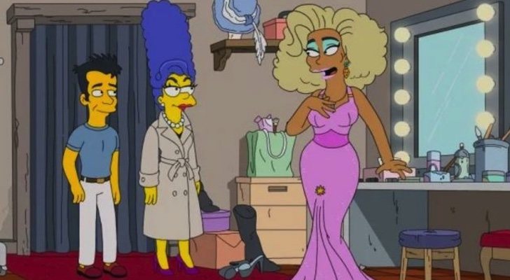 RuPaul conoce a Marge en 'Los Simpson'