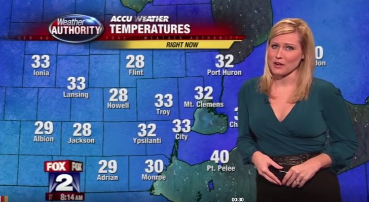 Jessica Starr, presentadora meteorológica de FOX