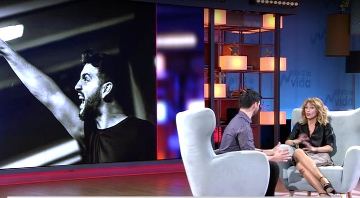 Fran Perea junto a Emma García en 'Viva la vida'