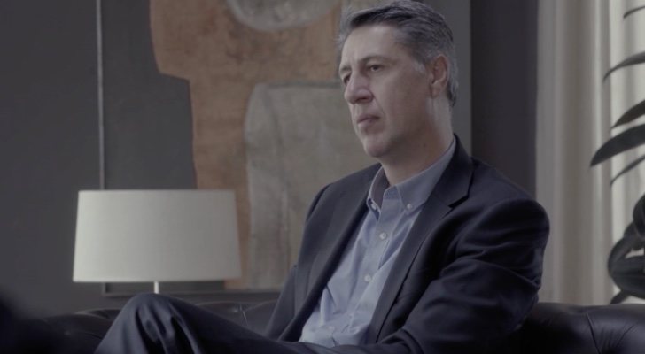 Xavier García Albiol ante las preguntas de Jordi Évole en 'Salvados'