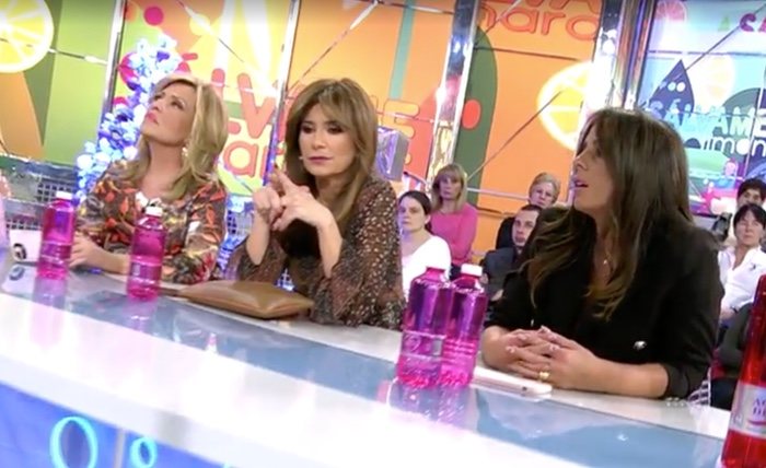 Lydia Lozano, Gema López y Anabel Pantoja en 'Sálvame'