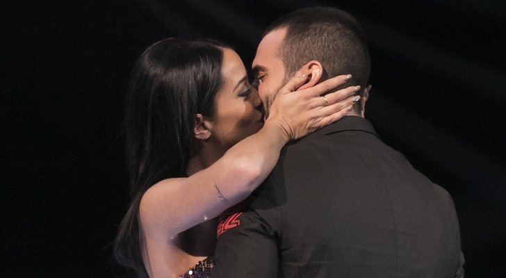 Aurah Ruiz y Suso besándose en 'GH VIP 6'