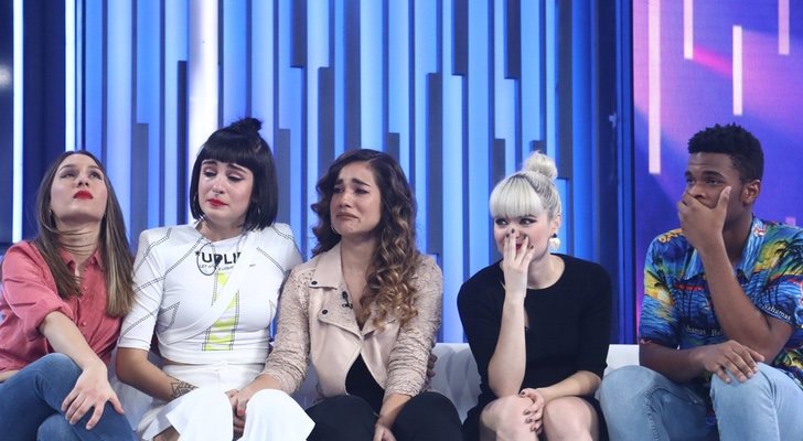 Sabela, Natalia, Julia, Alba y Famous, finalistas de 'OT 2018'