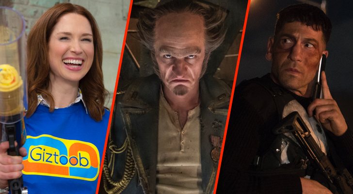 'Unbreakable Kimmy Schmidt', 'Una serie de catastróficas desdichas' y 'The Punisher'