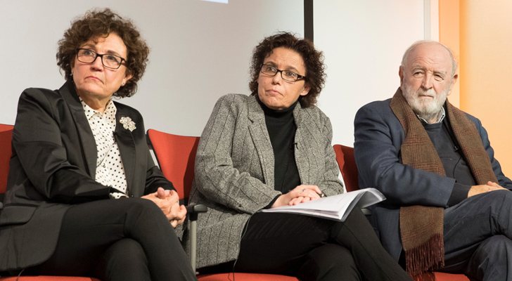 Carmen Caffarel, Isabel Fernández Alonso y Diego Carcedo