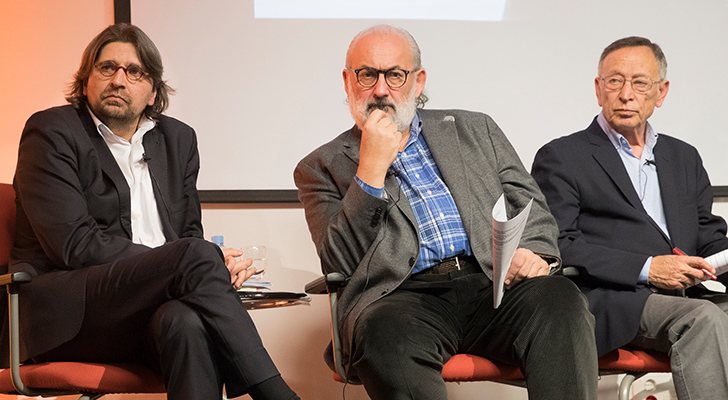 Francisco Sierra, José María Noguerol y Enrique Bustamante