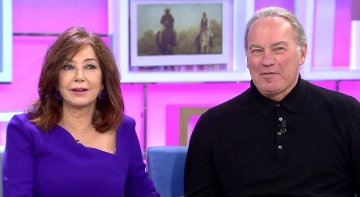 Bertín Osborne y Ana Rosa Quintana durante la entrevista en 'El programa de Ana Rosa'