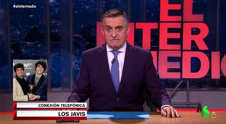 Wyoming, durante su conexión con Los Javis en 'El intermedio'