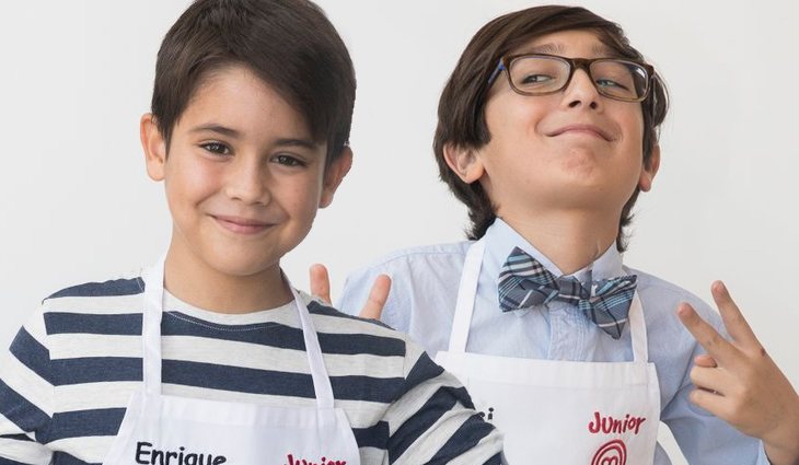 Enrique (izq) y Dani (der), concursantes de 'MasterChef Junior 6'