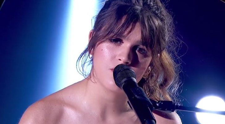 Amaia, ganadora de 'OT 2017', en la Gala de Navidad de 'OT 2018'