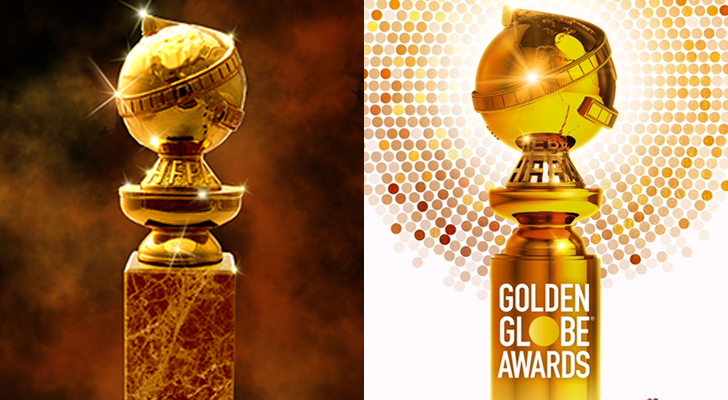 Antiguo aspecto del Globo de Oro y el mostrado en el cartel de 2019