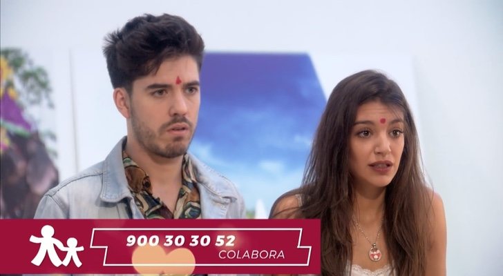 Ana Guerra y Roi Méndez en la Gala 'Inocente, Inocente'