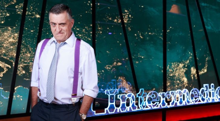 El Gran Wyoming en el plató de 'El intermedio'