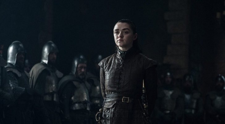 Arya Stark en un episodio de 'Juego de Tronos'
