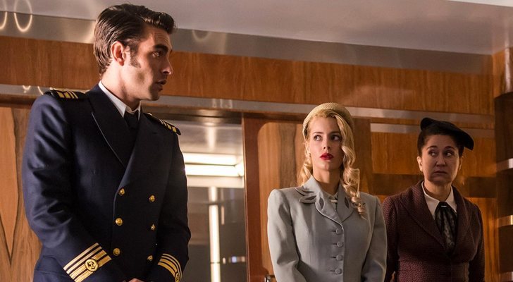 Jon Kortajarena, Alejandra Onieva y Chiqui Fernández en 'Alta mar'