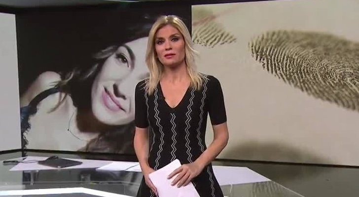 Sandra Golpe, presentando &#39;Antena 3 noticias 1&#39;