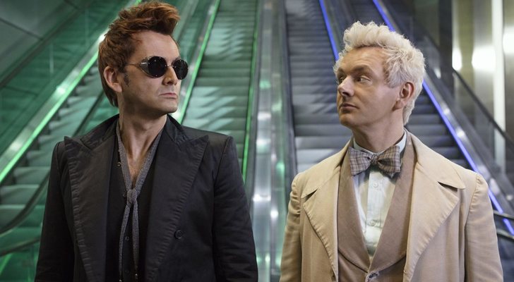 David Tennant y Michael Sheen en 'Good Omens'