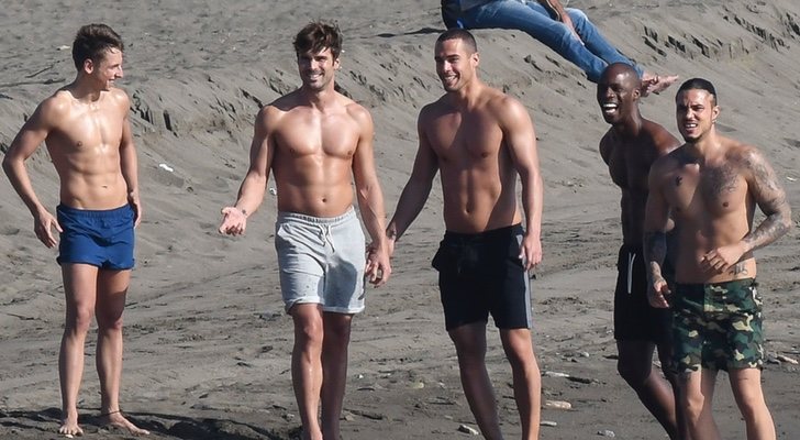 Jesús Mosquera, Carlo Costanzia y el resto del reparto de &#39;Toy Boy&#39; se pone en forma