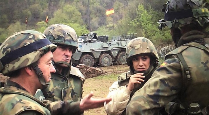 Toñi Moreno en Kosovo