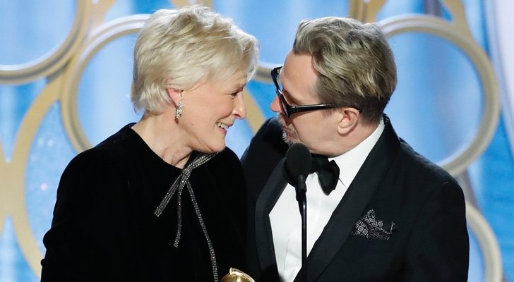 Glenn Close en los Globos de Oro 2019