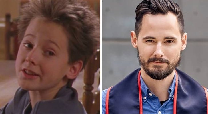 Jake Thomas interpretando a Matt en 'Lizzie McGuire' y en la actualidad