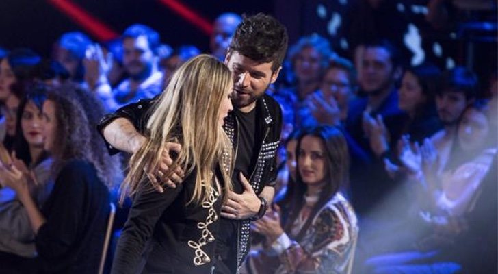Pablo López junto a Noelia Cano en &#39;La Voz&#39;