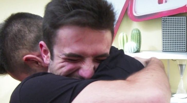 Los dos concursantes en su reencuentro en 'La Voz'