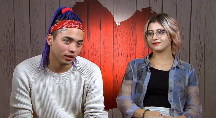Luisfer y Rosa María en 'First Dates'
