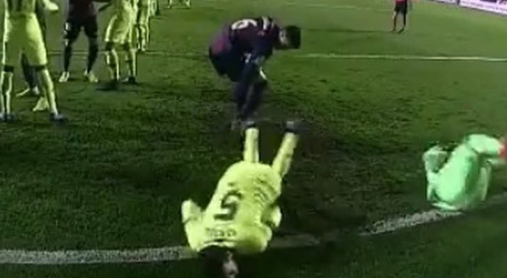 Imagen del partido de Copa del Rey Levante-Barça