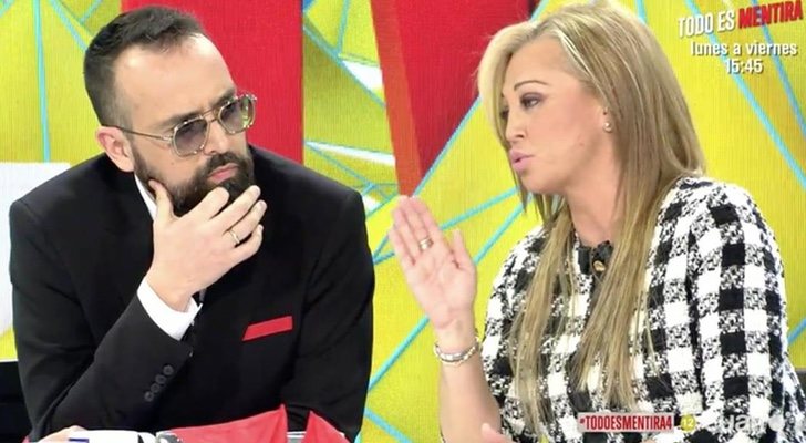 Belén Esteban y Risto Mejide en 'Todo es mentira'