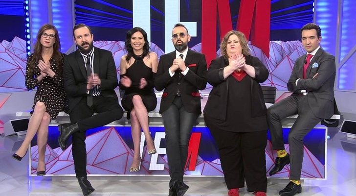 Risto Mejide junto a sus compañeros en &#39;Todo es mentira&#39;